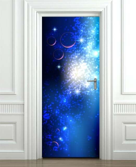 Space Wall Decal, Star Dust Sticker, Door Mural, Galaxy Wallpaper, Home Design Covering
