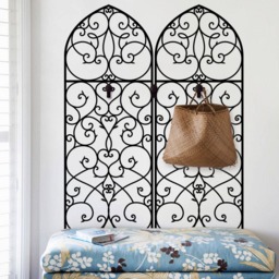 Elegant Scrollwork Wall Decal French Style Decorative Panel - thumbnail 2