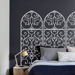 Elegant Scrollwork Wall Decal French Style Decorative Panel - thumbnail 3