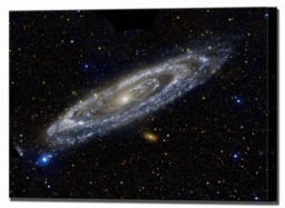 Gifts, Gift For Him, Her, Andromeda Galaxy, Canvas Print, Hubble Space Telescope, Ready To Hang - thumbnail 1