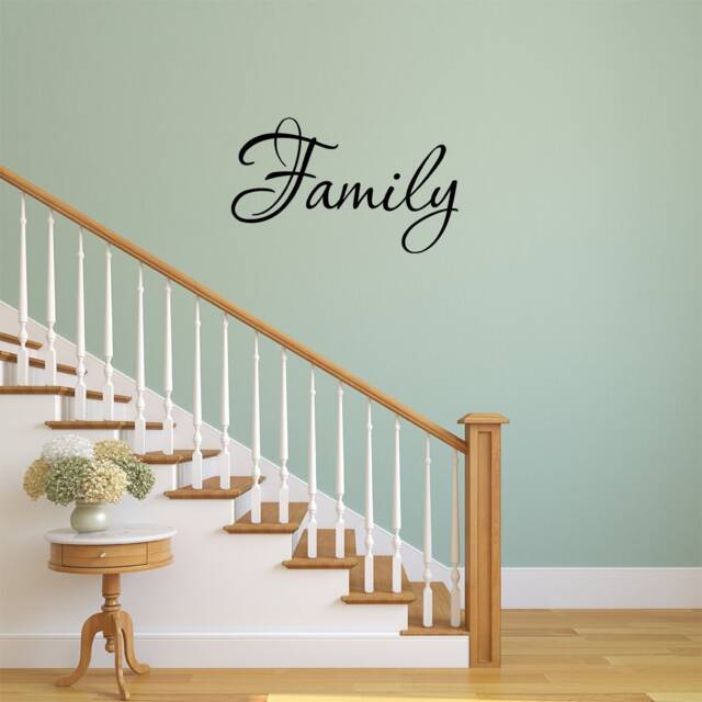 Family Wall Decal Quote Home Decor Art Decals Vwaq-4061 - image 1