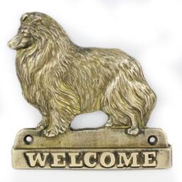 Scheltie, Dog Welcome, Hanging Decoration, Limited Edition, Artdog - thumbnail 2