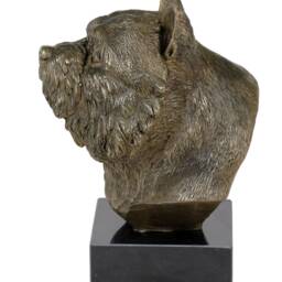 Norwich Terrier, Dog Marble Statue, Limited Edition, Artdog. Made Of Cold Cast Bronze. Perfect Gift. Limited Edition - thumbnail 3