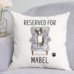 Boston Terrier Cushion - Dog Related Gift Reserved For Dog Cushion Gift
