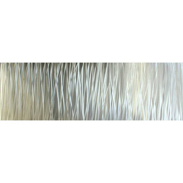 "Modern Abstract Silver Metal Wall Art, By R Toomer " - image 1