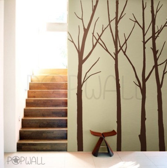 Vinyl Wall Art Sticker Decal Winter Tree Decal Wall Decals - image 1