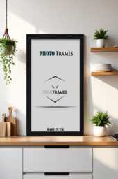 Panoramic Picture Frame Modern Photo Poster Black White Oak Landscape Portrait Wall Art Wedding Gifts Various Colours & Sizes - thumbnail 1