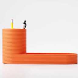 Tiered Desk Organiser - Pen & Stationery Storage Tray - thumbnail 3