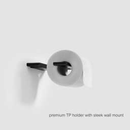 Modern Aluminum Toilet Paper Holder Sleek Bathroom Accessories - thumbnail 2