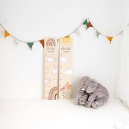 Growth Chart For Girls, Rainbow Growth Chart, Christening Gift 1st Birthday Gift, Nursery Decor, Children's - thumbnail 1