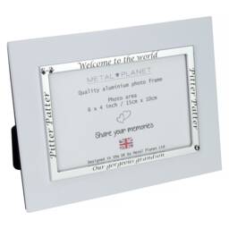 Granddaughter/Grandson Aluminum Photo Frame New Grandparent Gift - thumbnail 2