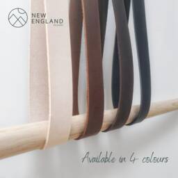 Curtain Rod Holder/Pole - Sold As A Pair, Leather Strap Curtain Hanger, Bracket. Not Included - thumbnail 4