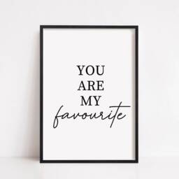 Quote Print - You Are My Favourite Nursery - thumbnail 2