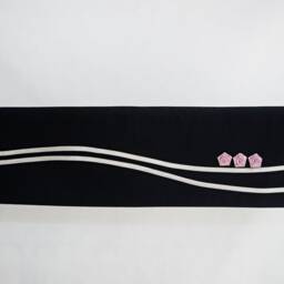 Modern Black White Window Valance With Dusty Pink Roses, Rod Pocket Minimalist Valance, Feminine Bedroom Valance. Custom Colour & Size - thumbnail 2