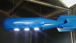 Ww2 Replica/Dummy Bomb Pool Table Light - thumbnail 1