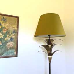 Mustard Velvet Coolie Lampshade, Empire Mustard, Gold Empire, Ceiling Light Shade