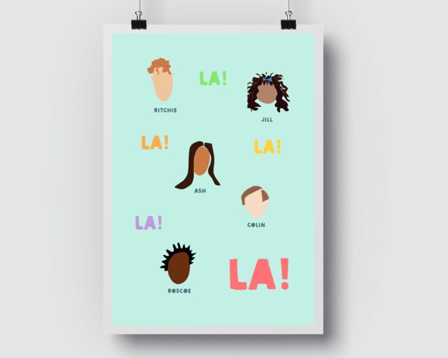 La - It's A Sin Inspired Russel T Davis Poster Print Free Delivery