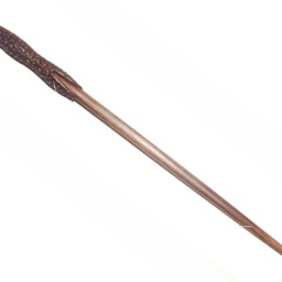 Nigel's Wand, Fully Hand-Carved Walnut Wood, No Resin - thumbnail 4