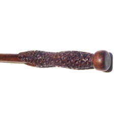 Nigel's Wand, Fully Hand-Carved Walnut Wood, No Resin - thumbnail 3
