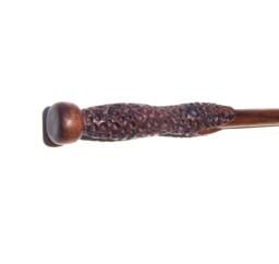 Nigel's Wand, Fully Hand-Carved Walnut Wood, No Resin