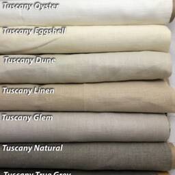 Linen Roman Shade, Tuscany White, Irish Border, Window Treatment - thumbnail 3