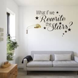 The Greatest Showman Inspired - What If We Rewrite The Stars Wall Sticker Contemporary Vinyl Decal Musical - thumbnail 3