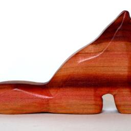 Little Fox, Carved From Cherry, Plum, Apple, Walnut Wood, Woodcarving - thumbnail 2