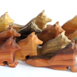 Little Fox, Carved From Cherry, Plum, Apple, Walnut Wood, Woodcarving - thumbnail 4