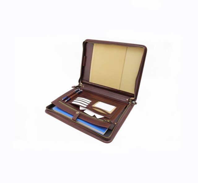 Leather Notepad Case, Executive Notebook Holder, Ipad Business Portfolio, Pro Portfolio Office Organizer - image 1