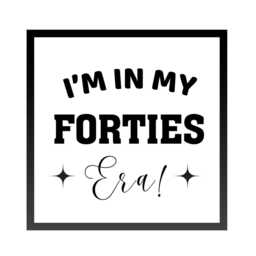 Personalised 40Th Birthday Candle Gift, I'm in My Forties Era, Milestone Present, Funny For Her Or Friend - thumbnail 2