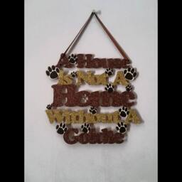 Golden Retriever Wall Hanging Sign, Christmas Gift For Dog Lovers, Signs, Mum, Birthday For Owner, Walker - thumbnail 3