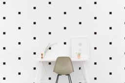 Square Wall Decal Pattern Kids Room Shape Wall Sticker Set, Bedroom, Living Wallpaper Vinyl Decals Stickers Home Decor - thumbnail 1