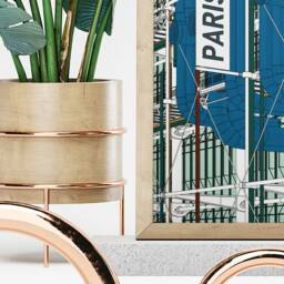 Centre Pompidou France Modern Architecture Art Print - Graphic Illustration Abstract Poster Minimalist Beaubourg - thumbnail 3