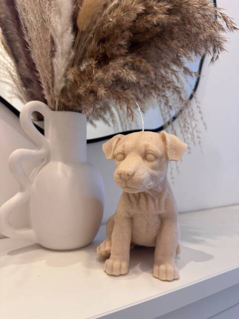 Handmade Jack Russell Terrier Soy Wax Candle Dog Lover Gift - image 1