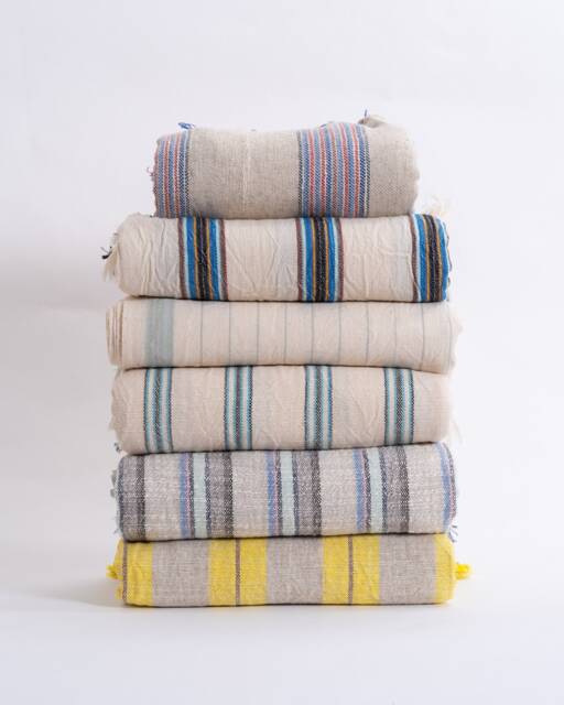 Colorful Beach Towel, Linen Peshtemal Bundle Set, Customize Turkish Towel Blanket Throw, Striped Shawl Gift, Boho Picnic Throw - image 1