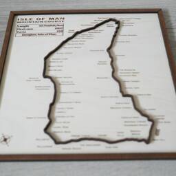 Isle Of Man Mountain Course Race Track, F1 Xmas Gift, Wall Decor, Present For F1 Fan - thumbnail 2
