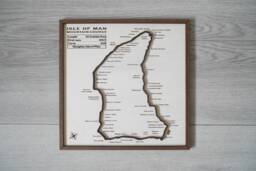 Isle Of Man Mountain Course Race Track, F1 Xmas Gift, Wall Decor, Present For F1 Fan - thumbnail 1