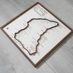 Isle Of Man Mountain Course Race Track, F1 Xmas Gift, Wall Decor, Present For F1 Fan - thumbnail 3