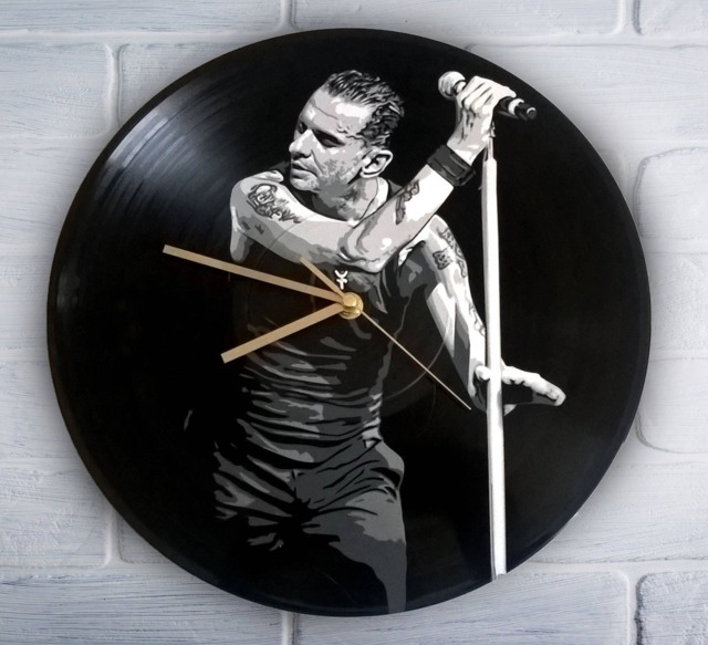 Dave Gahan Vinyl Record Clock Painted Music Lover Gift - image 1