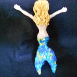 Mermaid/Ooak/Skinny Minny/Polymer Clay - thumbnail 4