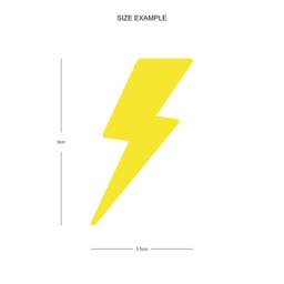 Lightning Bolts - Vinyl Wall Decals 9cm - 3.5 Inch Electric Flash Thunderbolt Storm Stickers Baby Boys Girls Nursery Kids Room D??cor - thumbnail 3