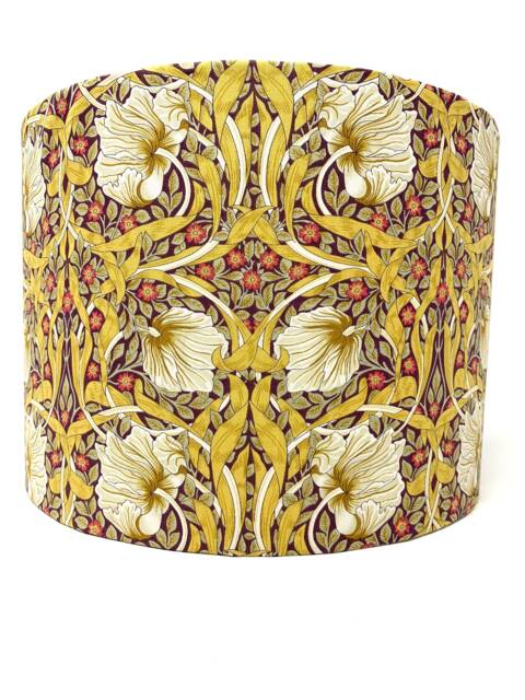 William Morris Pimpernel Lampshade Mustard Art Nouveau Style - image 1