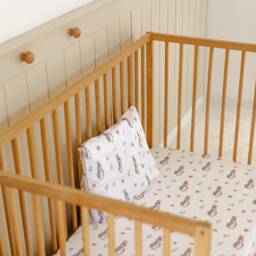 Peter Rabbit Baby Boy Bedding, Shower Gift, Nursery Fitted Easter Theme Crib Sheet For & Toddler - thumbnail 3