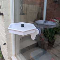 Window Mounted Bird Bath/Drinker Feeder For Small Birds - thumbnail 1