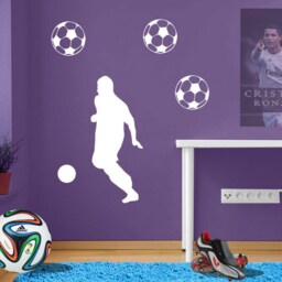 Football Figure Wall Sticker A73 - thumbnail 3