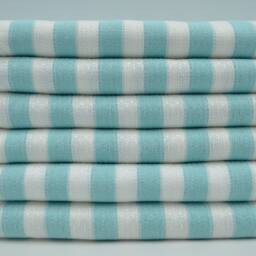"Mint Green Striped Towel, Soft Towel, Beach Towel, Turkish Peshtemal, Towels, Turkish Bath Towel, 36""x70" - thumbnail 2