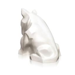 Bull Terrier Sculpture White Mat Dog Art Home Decor Psiakrew Design - thumbnail 2
