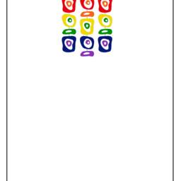 Rainbow Retro-A-Gogo Room Divider Diy Kit Mid Century Modern Atomic Screen Pride - thumbnail 3