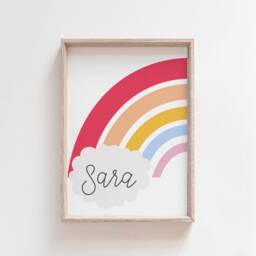 Set Of 3 Playroom Prints, Brother Sister Bedroom Sibling Rainbow Wall Art, Colourful Playroom, Kids - thumbnail 3