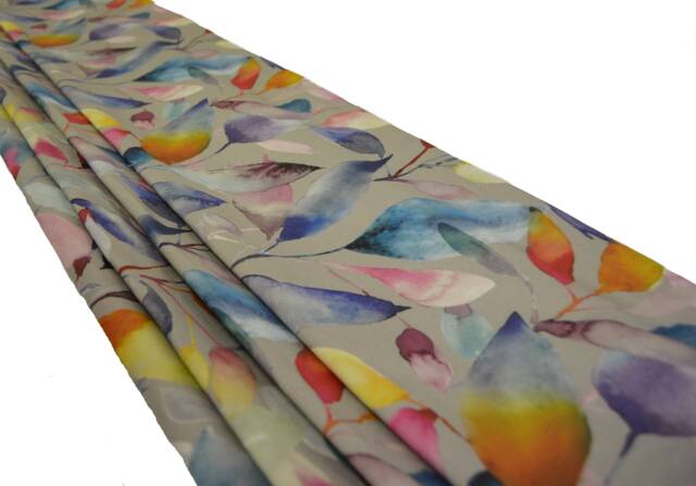 Voyage Decoration - Brympton Lotus/stone Fabric Made To Measure Professionally Roman Blind - image 1